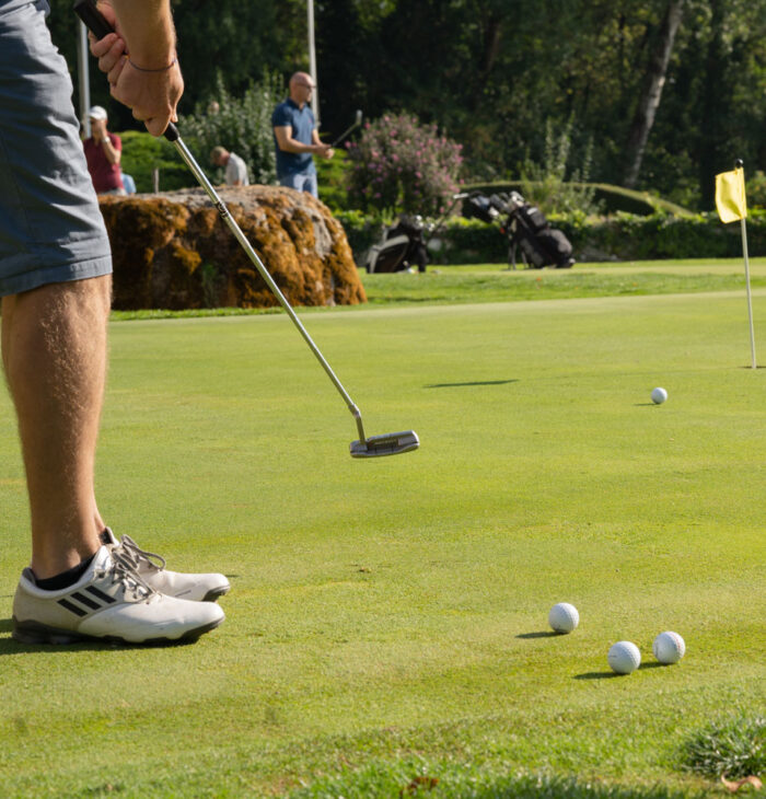Départ du shotgun golf